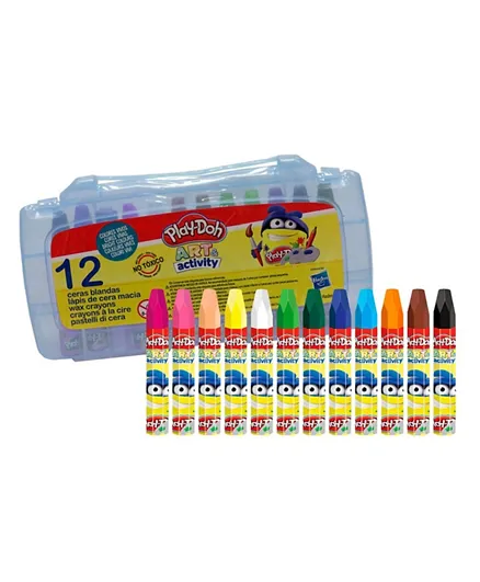 Play Doh Colors Oil Pastels In Pvc Box - 12 Colors