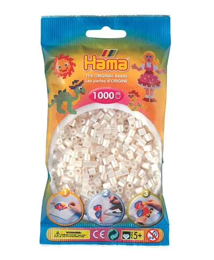 Hama Midi Beads in Bag - Pearl
