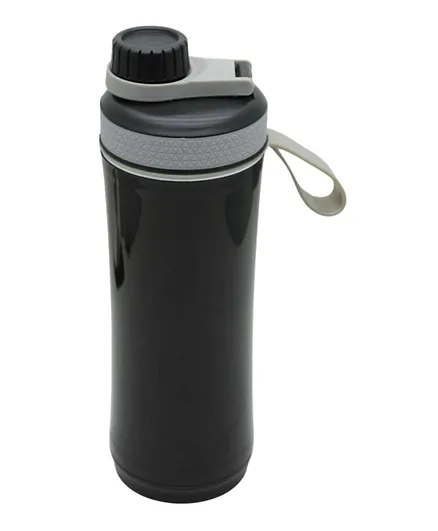 زجاجة ماء بلاستيكية سيلفل كولتيك - أسود 600 مل