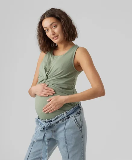 Mamalicious Regular Fit Maternity Top - Green