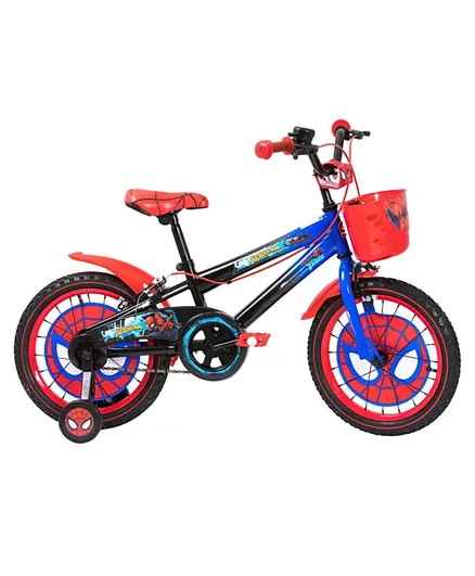 Spartan Marvel Spiderman Bicycle Red - 16 Inches