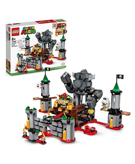 LEGO 71369 Super Mario Bowser’s Castle Boss Battle Expansion Set Buildable Game - 1,010  Pieces
