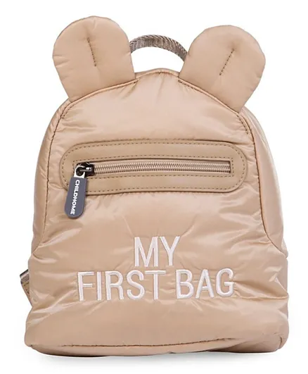 حقيبة ظهر للأطفال بتصميم منتفخ من تشايلد هوم - لون بيج - مقاس 24 سم