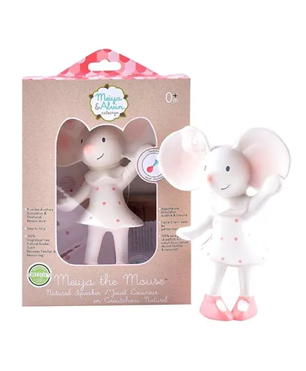Meiya & Alvin The Mouse Rattle Toy - 16 cm
