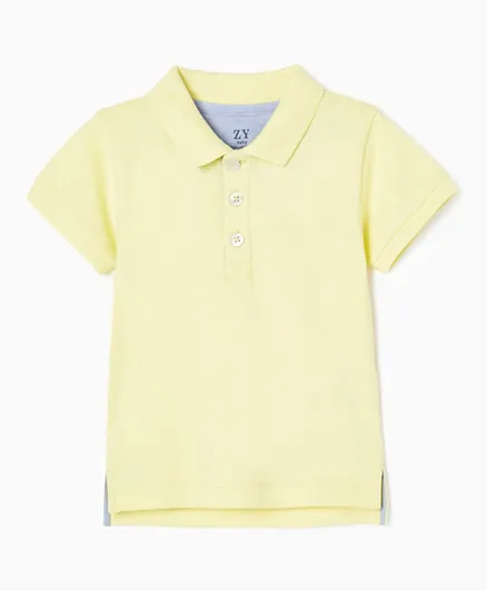 Zippy Oxford Detailed Polo T-Shirt - Yellow