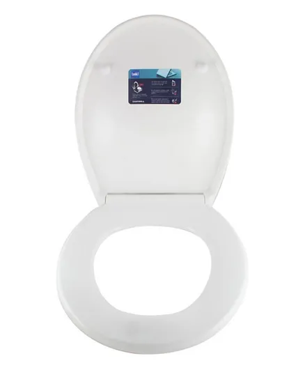 Bold Toilet Seat With Cover - White