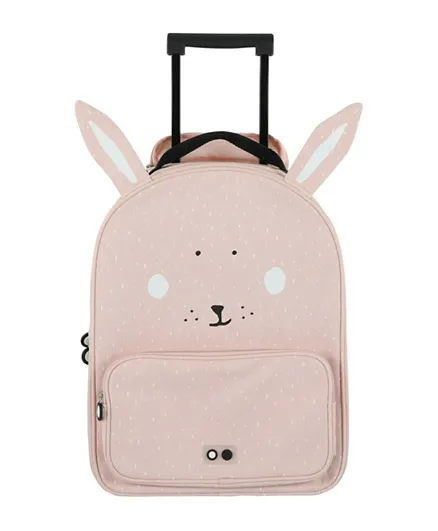Trixie Pink Travel Mr. Rabbit Trolley Bag - Pink