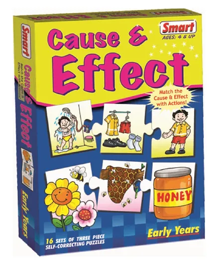 Smart Playthings Cause & Effect 16 Set Puzzle - 48 Pieces