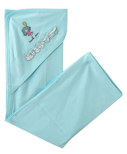 Smart Baby Hooded Towel - Mint