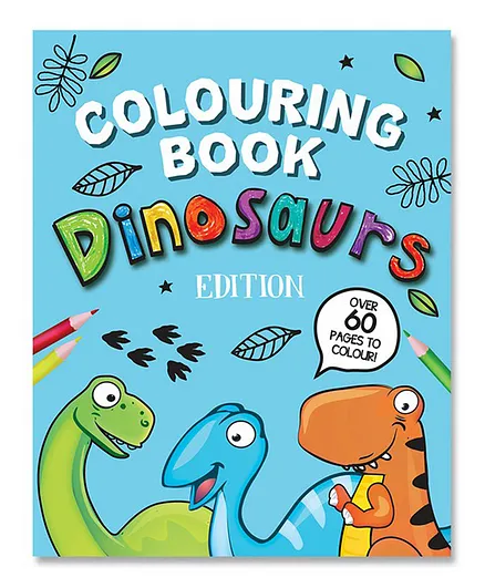 Eurowrap Dinosaur Coloring Book - English