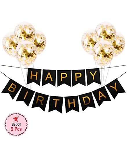 Party Propz Birthday Combo - Pack of 9