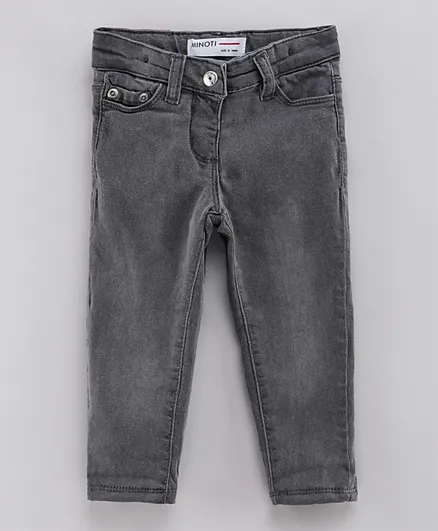 Minoti Regular Fit Lined Jeans - Charcoal