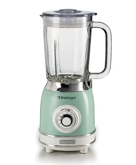 Ariete Blender With Vintage Glass Cup 1.5L 1000W 583/24 -Cream/Green