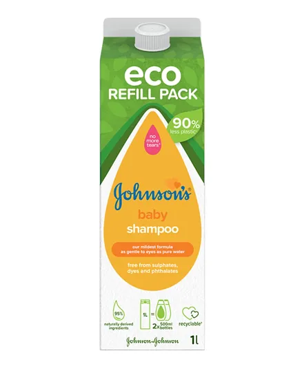 Johnson's Baby Gold Shampoo Eco Refill Pack - 1000mL