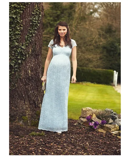 Mums & Bumps Tiffany Rose Laura Lace Maternity Gown - Eau De Nil