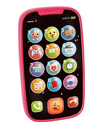 Hola Learning Educational Toy Cellphone With Light And Music - Pink