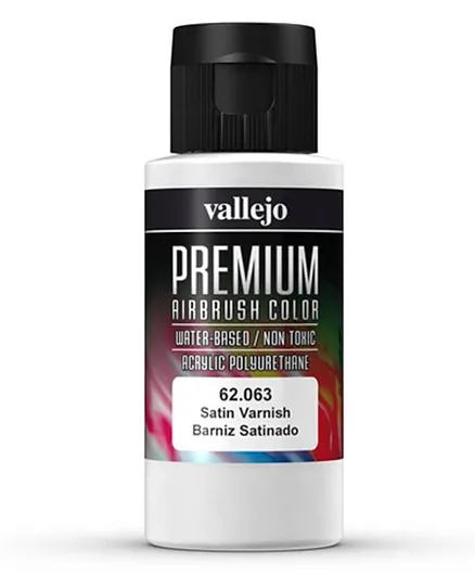 Vallejo Premium Airbrush Color 62.063 Satin Varnish - 60mL