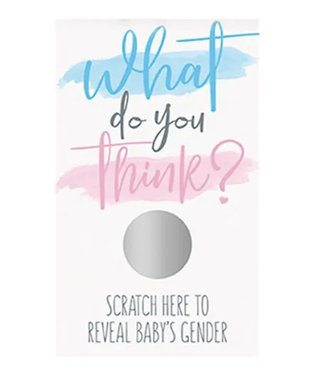Various Brands Gender Reveal Scratch Card Boy - Pack Of 10