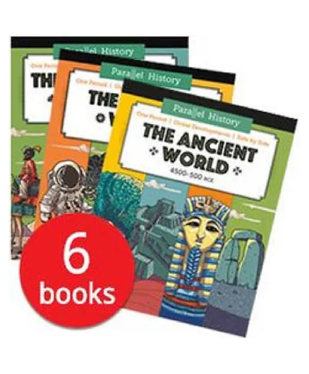 Hachette Parallel History Paperback Set Of 6 Books - English