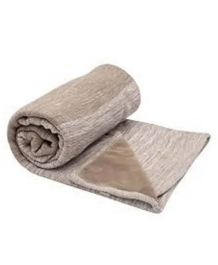 Snoozebaby Double Layer Stylish Cocooning Cot Blanket - Desert Taupe
