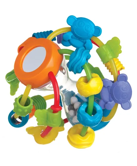 Playgro Play And Learn Ball Activity And Amusement Toy - Blue & Green