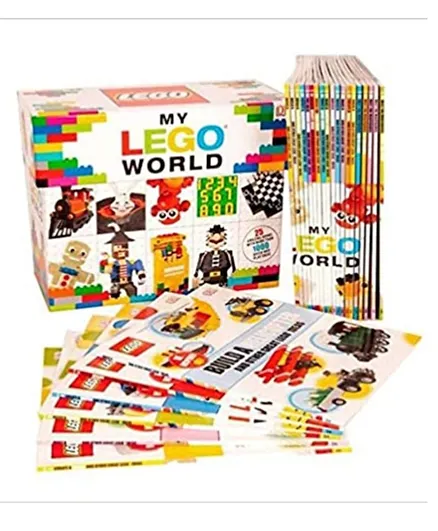 Snazal Pcs Books Ltd My Lego World Set of 25 Books - 800 Pages