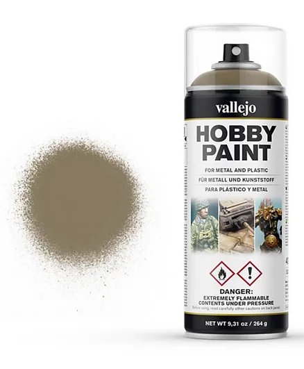 Vallejo Hobby Paint Spray Primer 28.009 US Khaki - 400mL