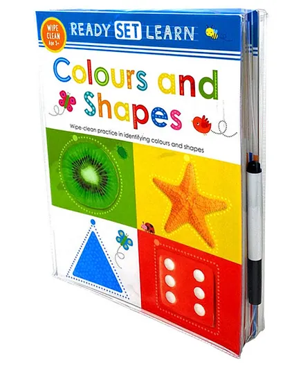 New Ready Set Learn 10 Early Learning Wipe Clean Books Colours Shapes Numbers Phonics Handwriting Counting Paper Back - English