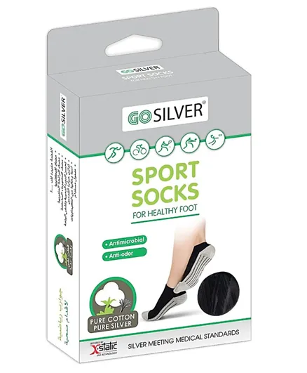 Go Silver Sport Socks - White