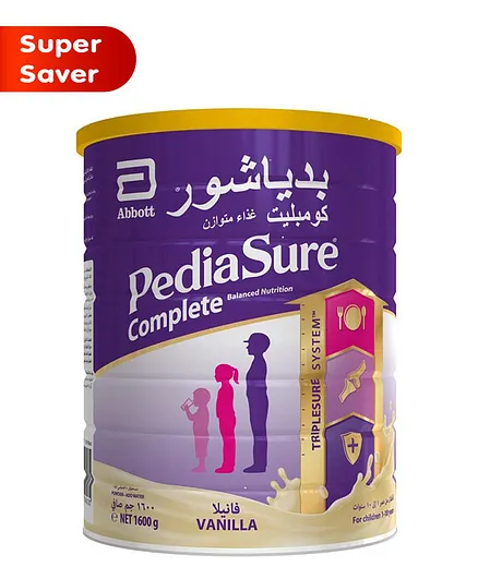 PediaSure Complete Vanilla Nutrition Supplement - 1600g