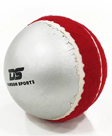 Dawson Sports Irish Swing Cricket Ball - Red and Grey