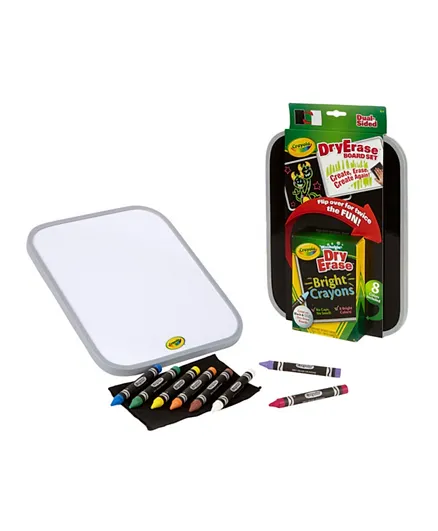 Crayola Dual-Sided Dry-Erase Board Set