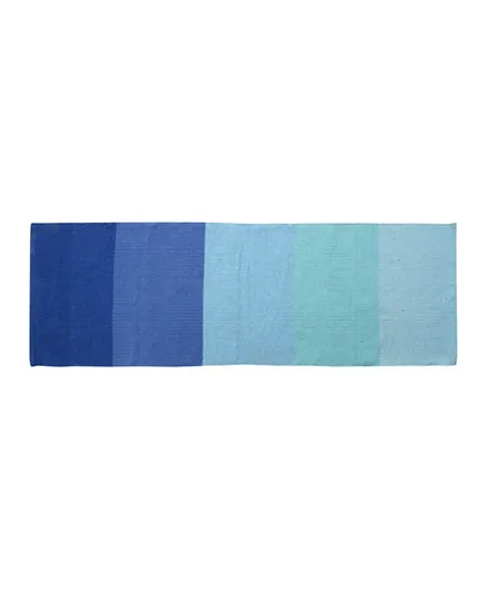 CherryPick Sea Blue Cotton Yoga Mat