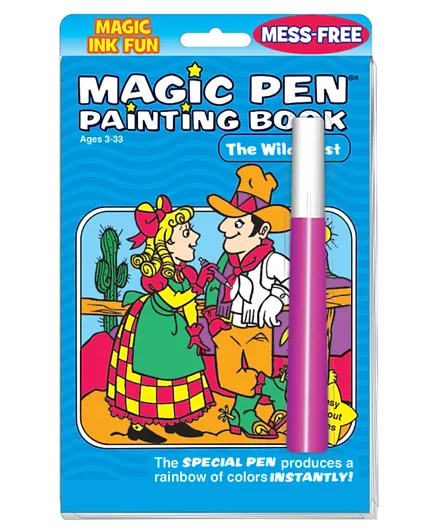 Disney The Wild West Magic Pen Painting Book - Multicolor