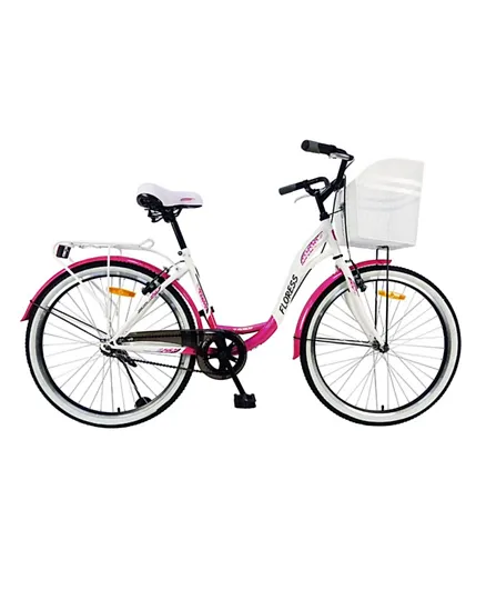 Mogoo Floress 21 Speed Lady Bike Pink - 24 Inches