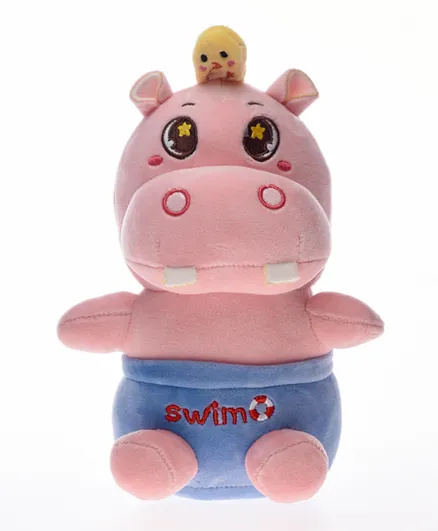 Yubiso Elegant & Durable Soft Toy  Hippo - 25cm