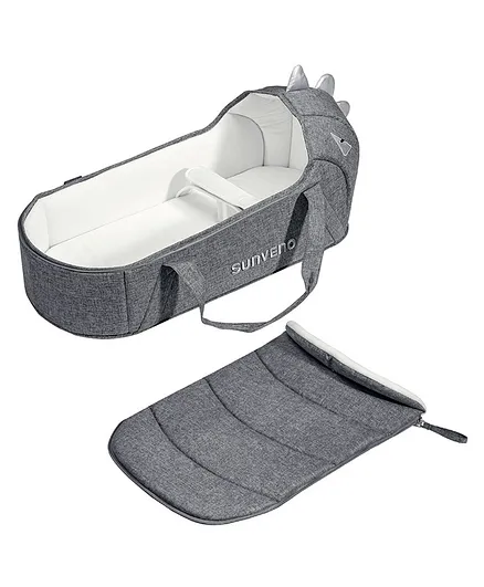 Sunveno Foldable Travel Carry Cot - Grey