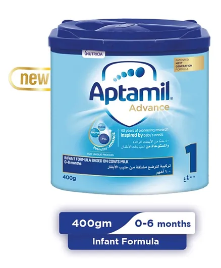 Aptamil Advance Next Generation Infant Milk Formula 1 - 400g