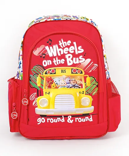 Cocomelon Red Backpack - 16 Inches