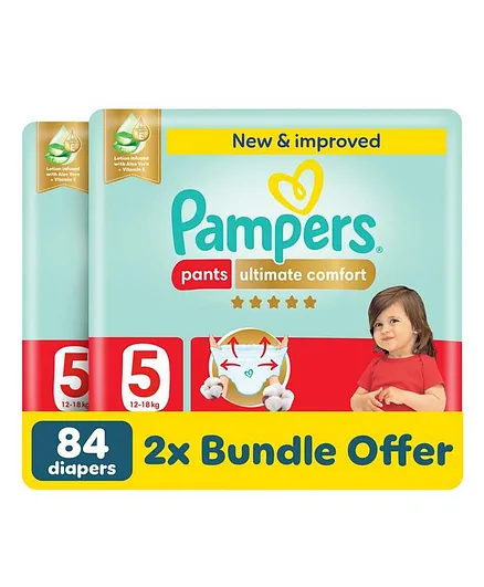 Pampers Premium Care Pant Diapers Size 5 - 80 Pieces