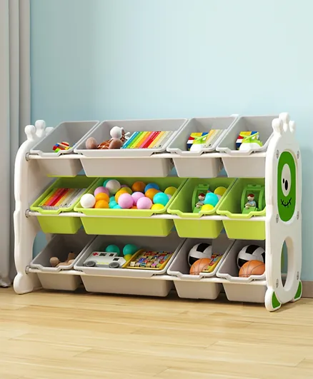 Baby Layered Storage Rack for Toddlers - 70x38x103 cm Safe & Ample Organizing Space