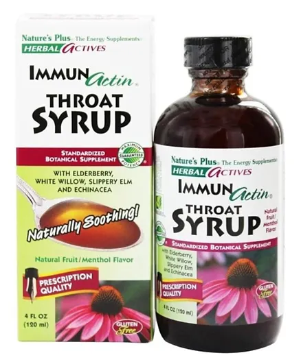 NATURES PLUS Immunactin Throat Syrup - 120mL