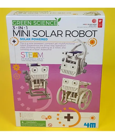 4M - Eco Engineering  3-in-1 Mini Solar Robot