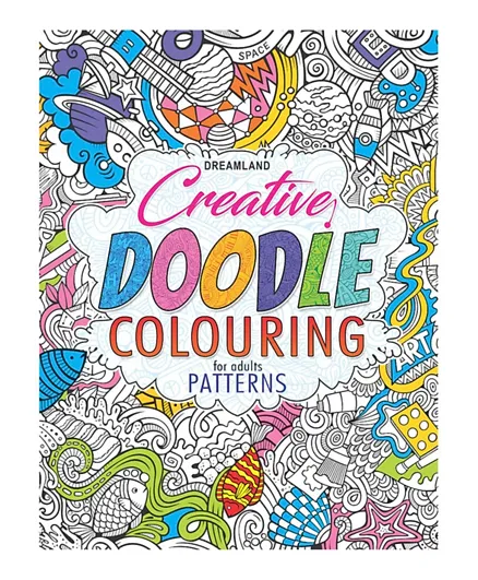 Creative Doodle Colouring Book - English