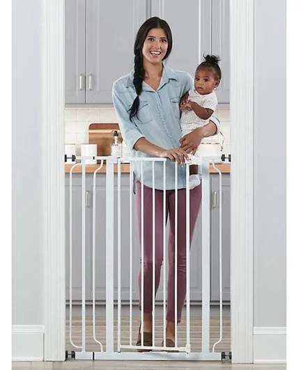 Regalo Easy Step Extra Tall White Baby Gate 1166 H DS - White