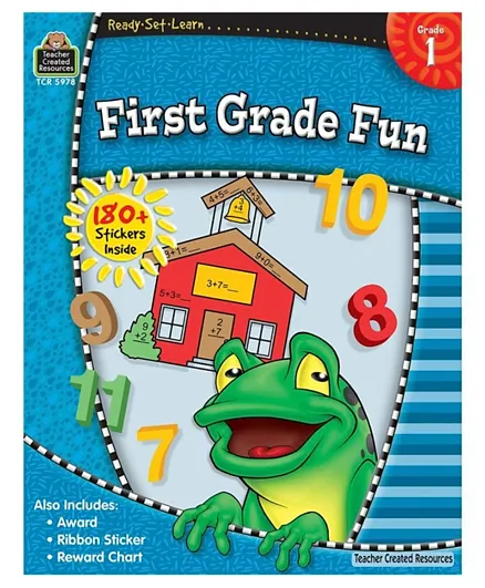 Teacher Created Resource Grade 1 Ready Set Learn First Grade Fun - 64 Pages