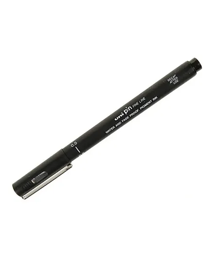 Uniqoo Uni Pin Fineliner Pen - Black
