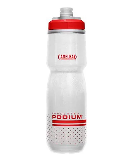 CamelBak Podium Chill Bottle Fiery Red and  White - 710mL