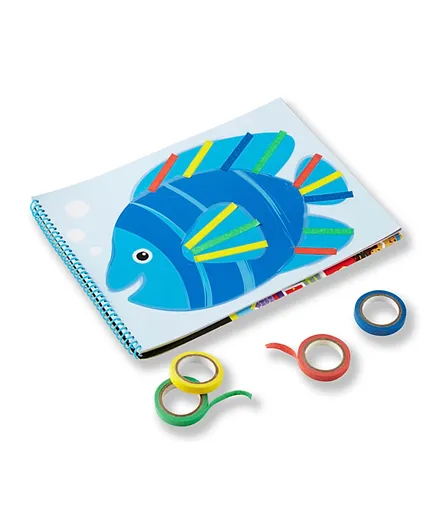 كتاب أنشطة بتصميم شريط من ميليسا ودوغ - متعدد الألوان