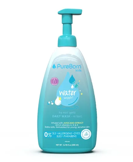 PureBorn Baby Water Wash - 500mL